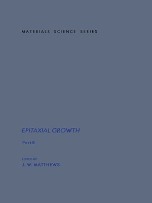 cover image of Epitaxial Growth